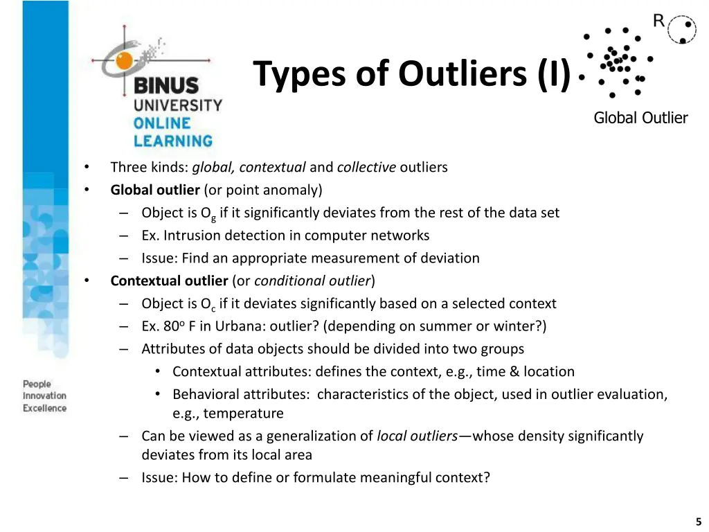 types of outliers i