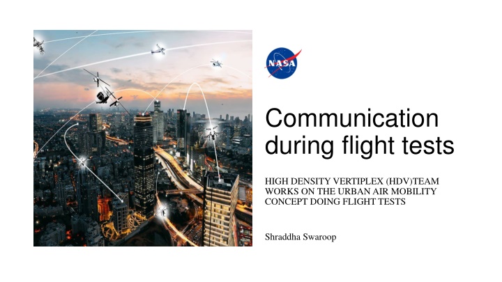 communication during flight tests