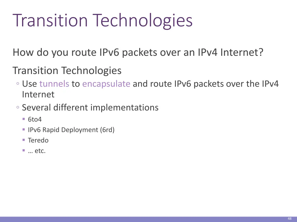 transition technologies