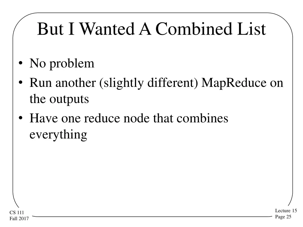 but i wanted a combined list