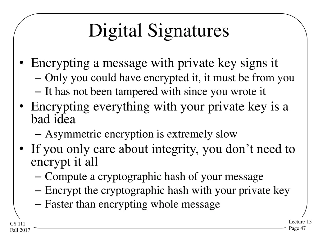 digital signatures 1