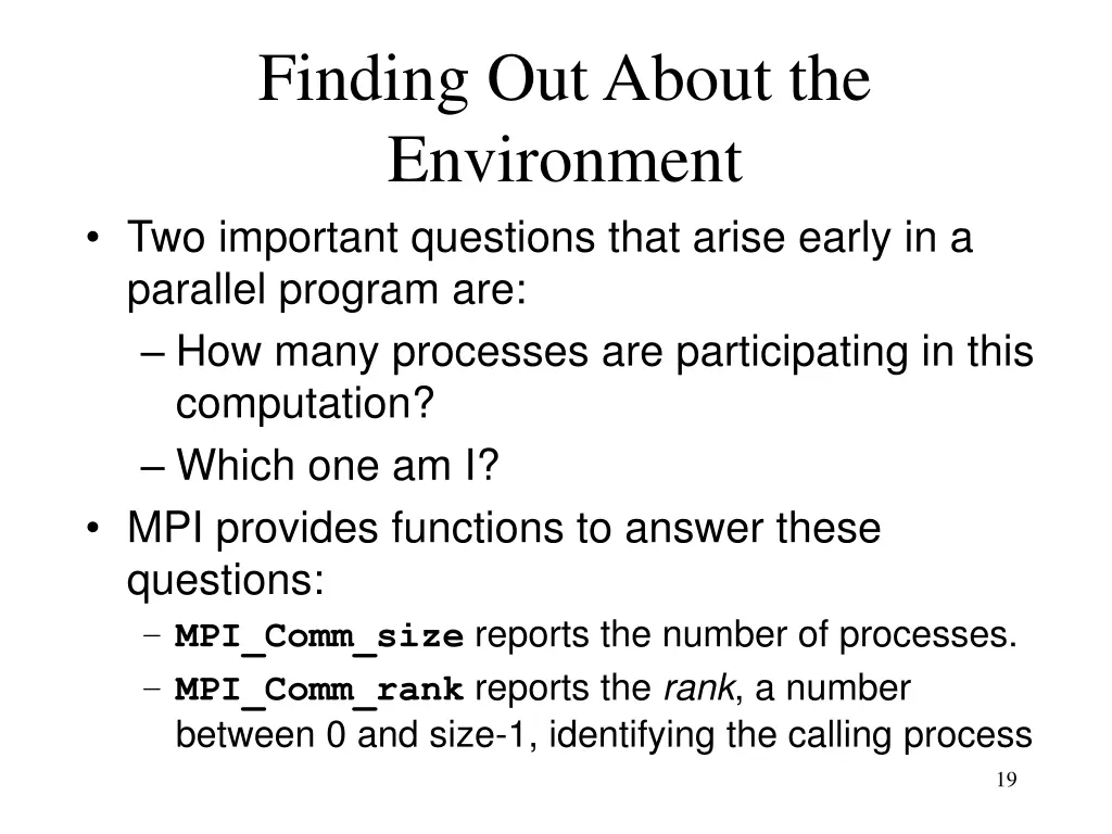 finding out about the environment two important