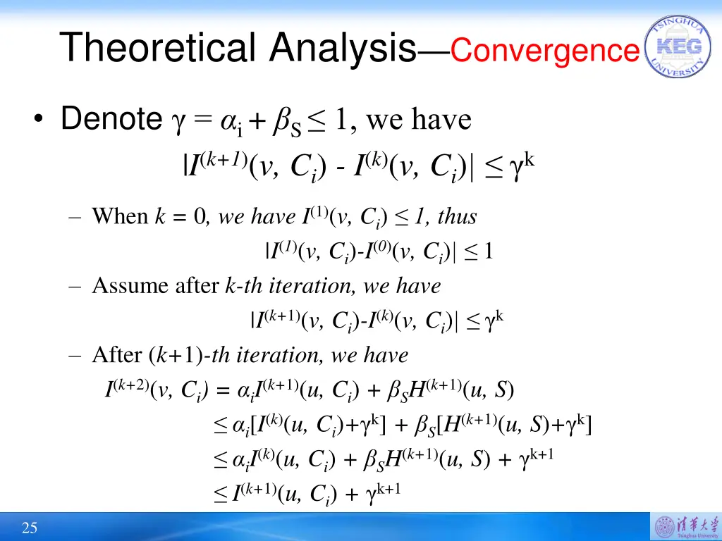 theoretical analysis convergence