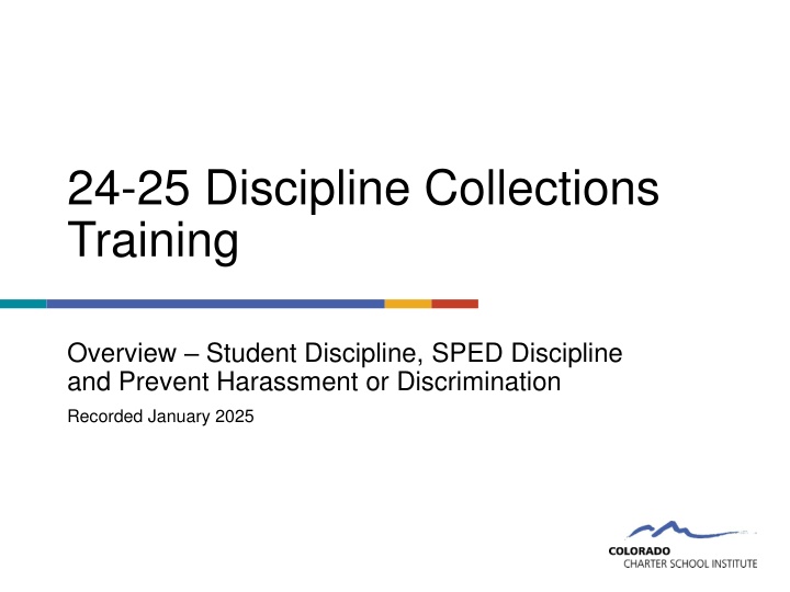 24 25 discipline collections training
