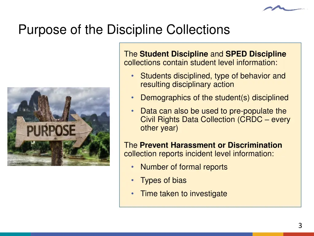 purpose of the discipline collections