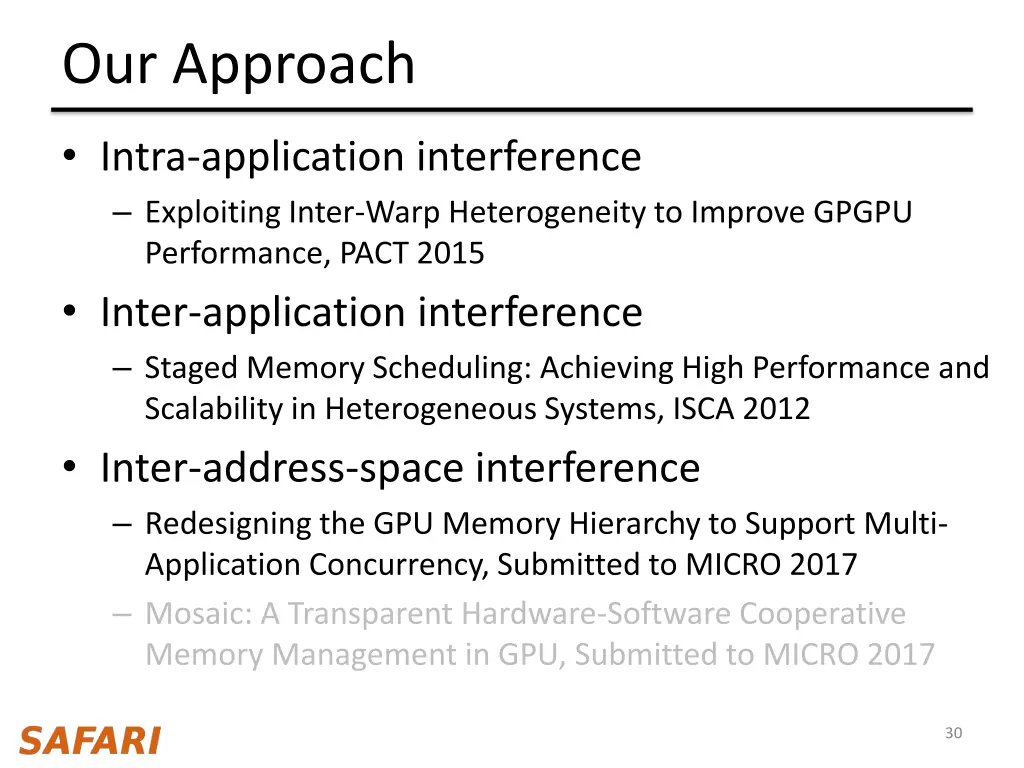 our approach 3