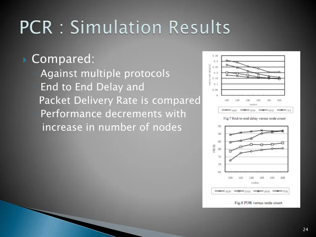 compared against multiple protocols