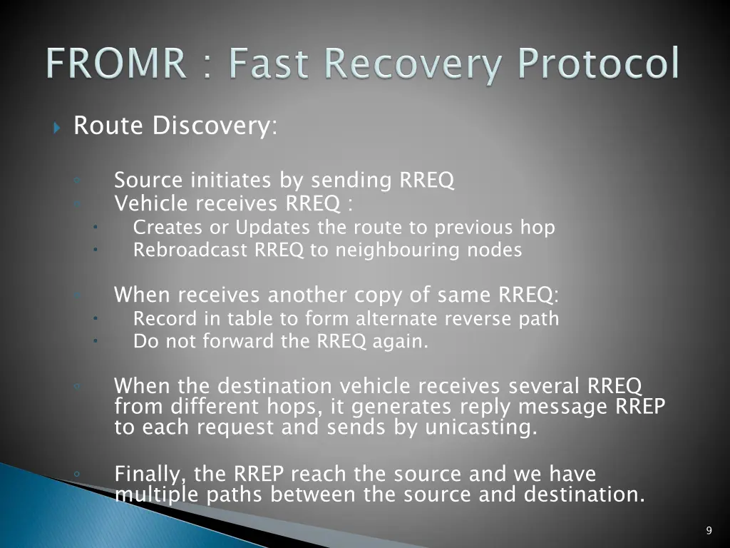 route discovery