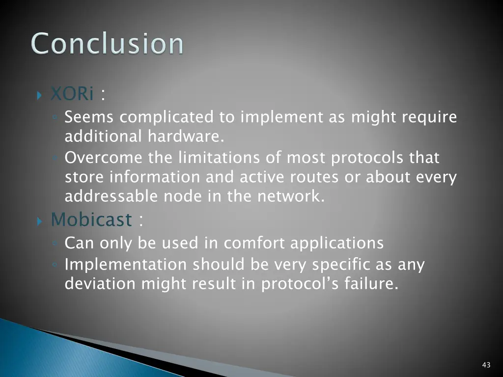 xori seems complicated to implement as might