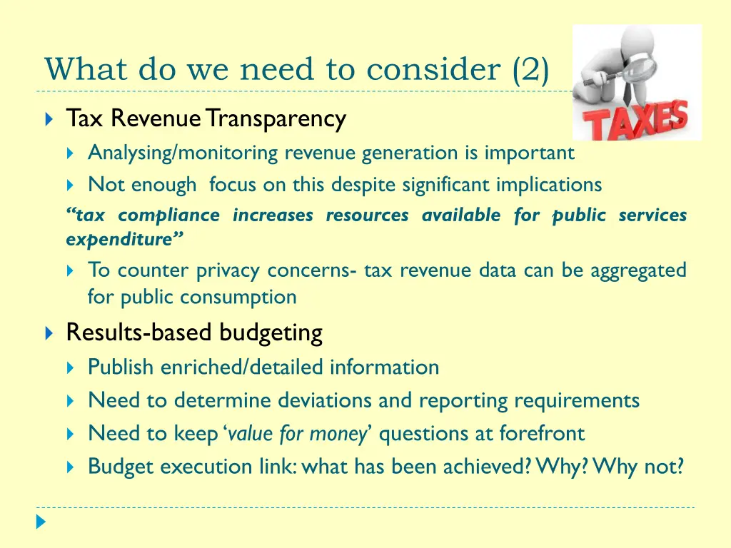 what do we need to consider 2