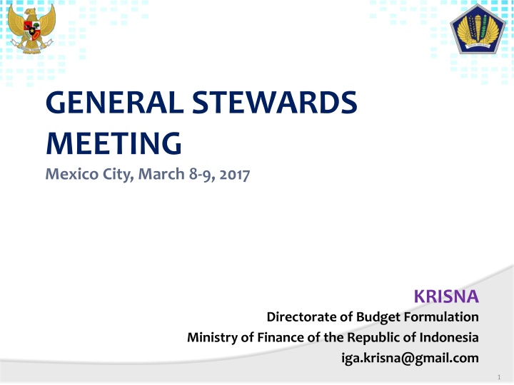 general stewards meeting mexico city march