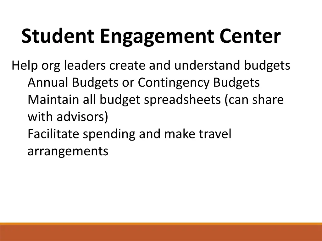 student engagement center
