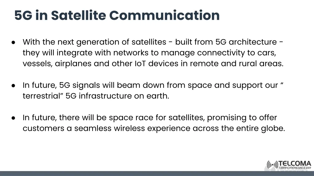 5g in satellite communication 1