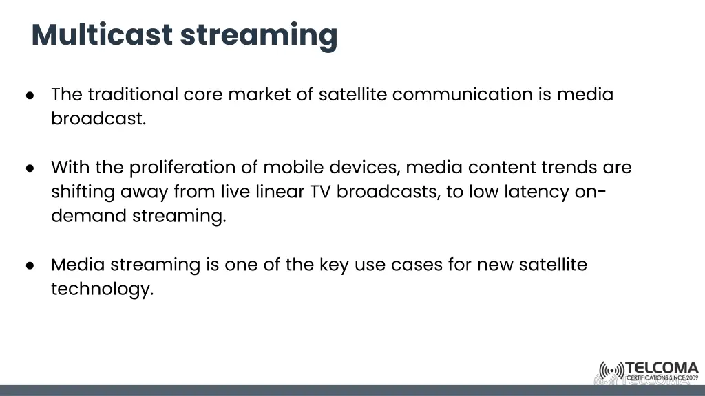 multicast streaming