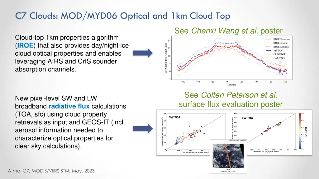 c7 clouds mod myd06 optical and 1km cloud top 1