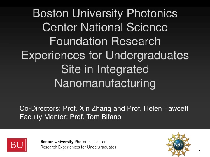 photonics center nsf reu inm june 9 2015 boston