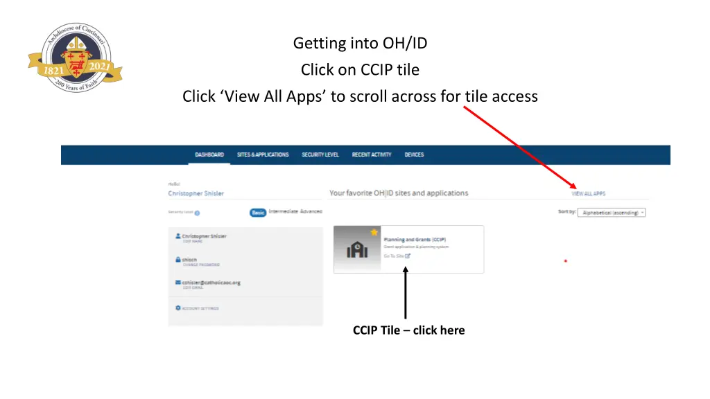 getting into oh id