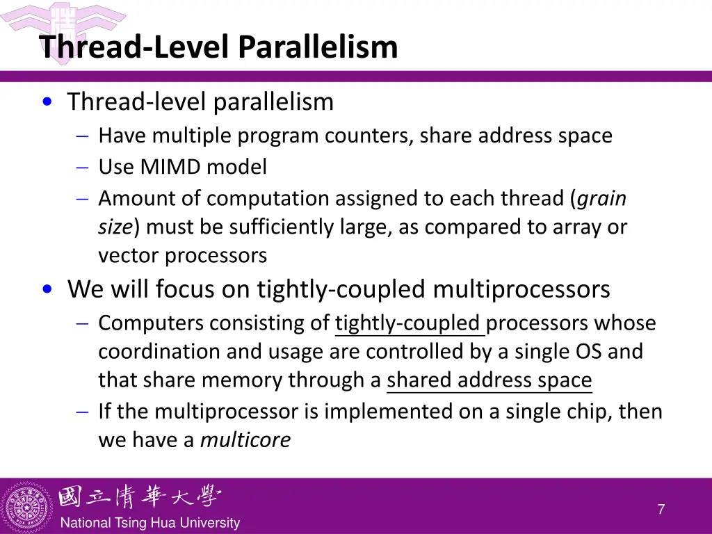 thread level parallelism