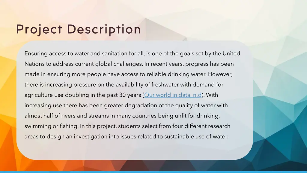 project description 1
