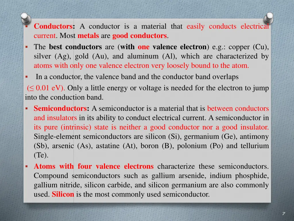 conductors a conductor is a material that easily