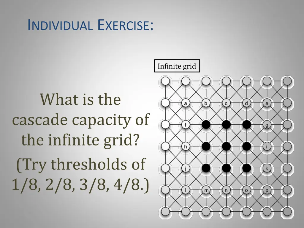 i ndividual e xercise 1