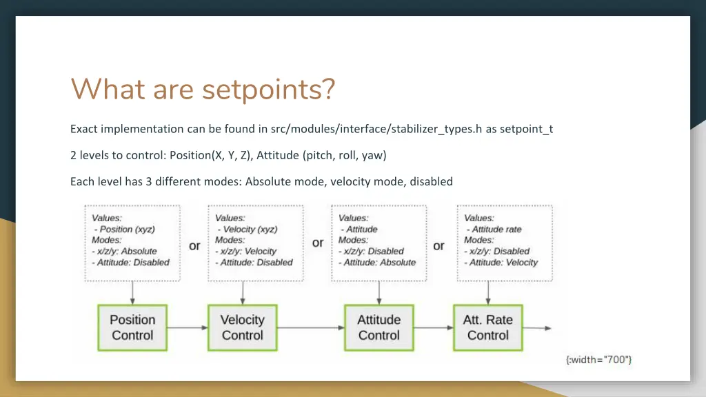 what are setpoints