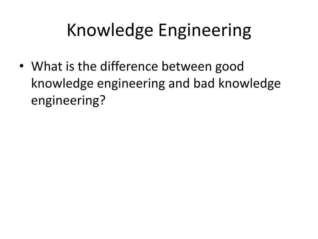 knowledge engineering 1