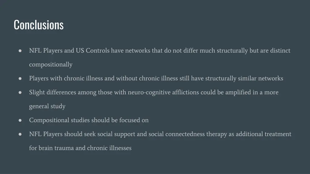 conclusions