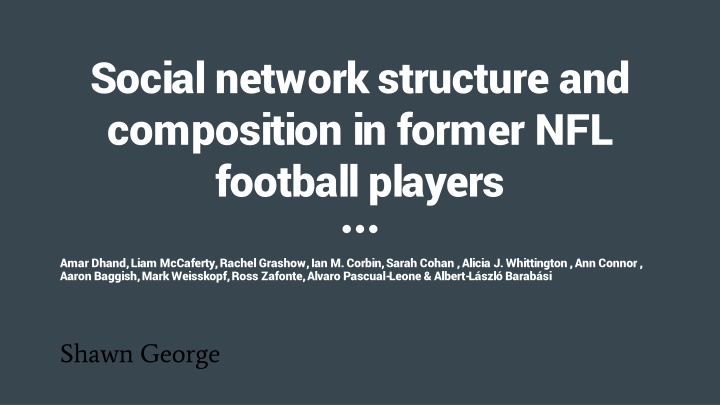 social network structure and composition