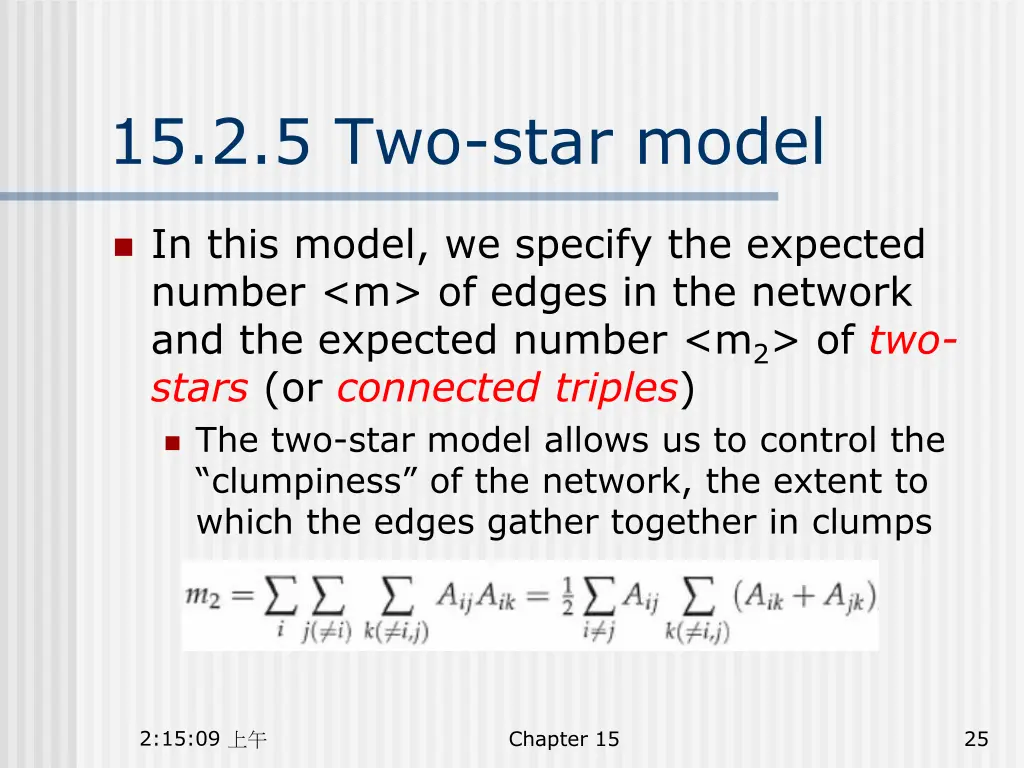 15 2 5 two star model
