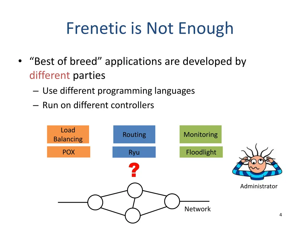 frenetic is not enough