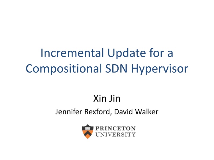 incremental update for a compositional