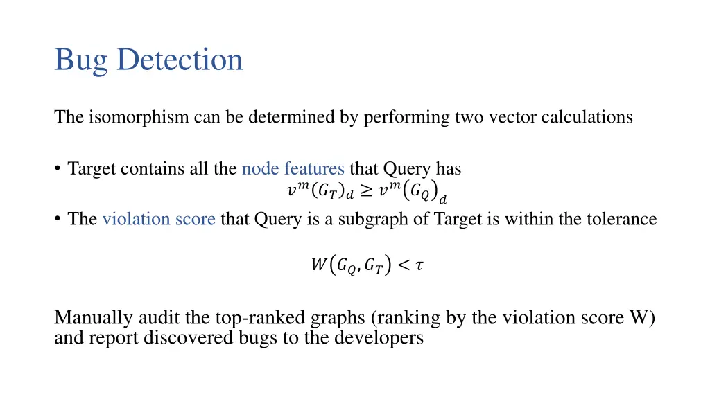 bug detection 2