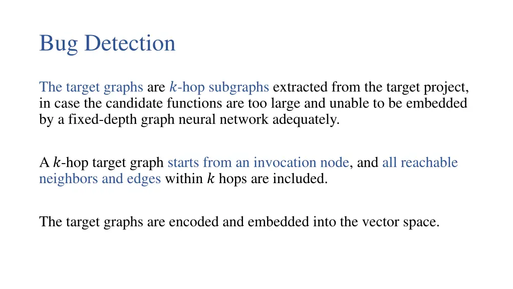 bug detection