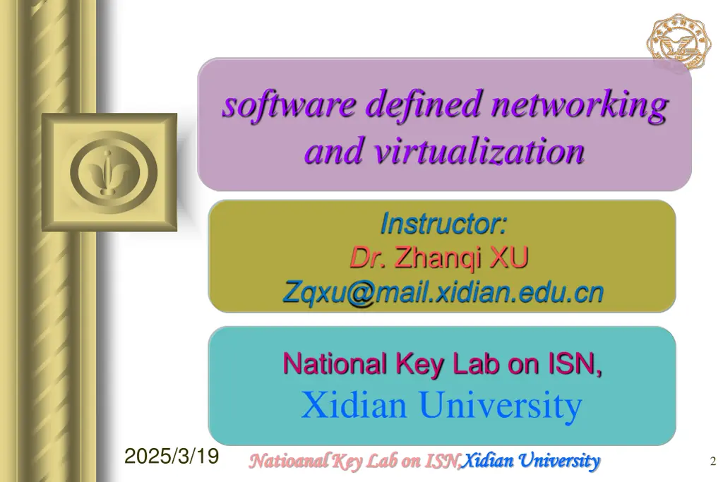 software defined networking and virtualization
