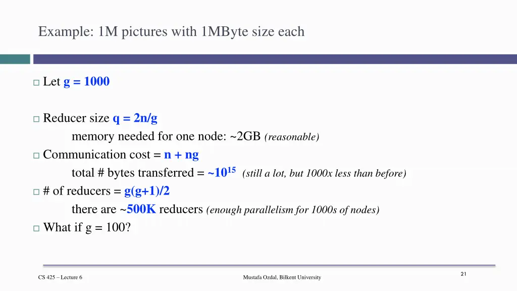 example 1m pictures with 1mbyte size each 1