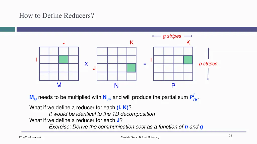 how to define reducers