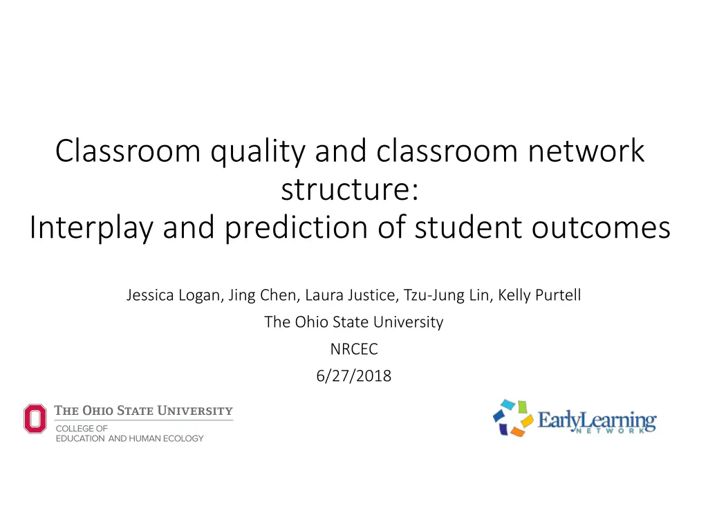 classroom quality and classroom network structure