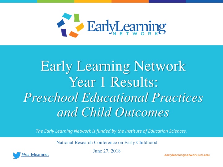 early learning network year 1 results preschool