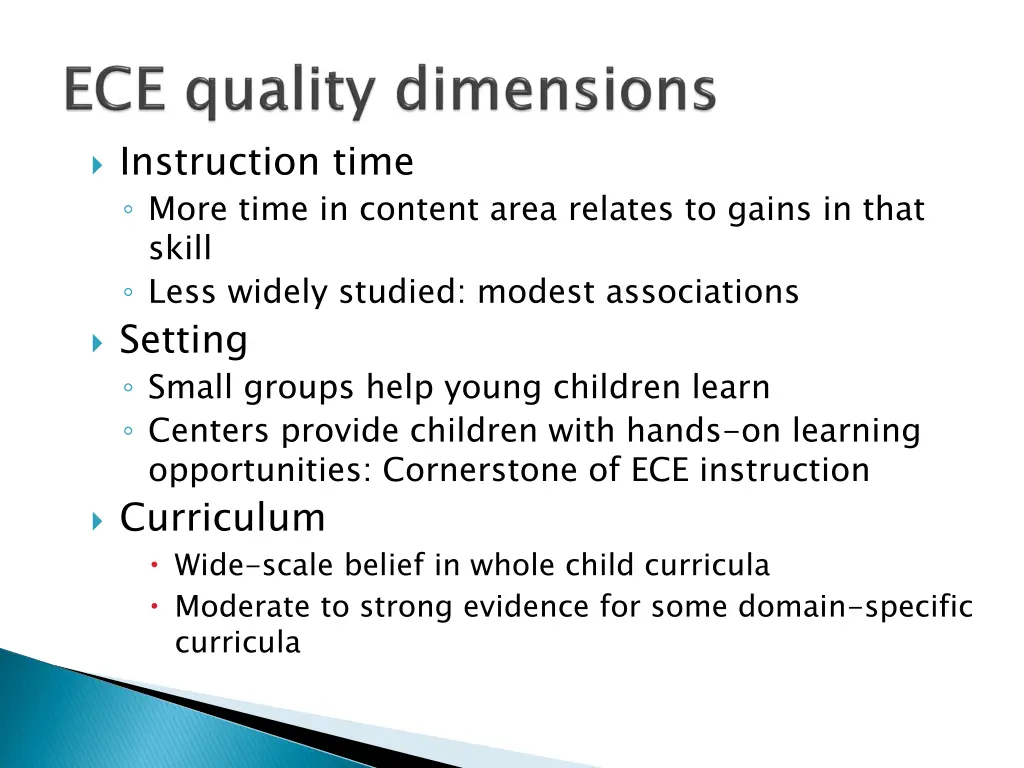 instruction time more time in content area