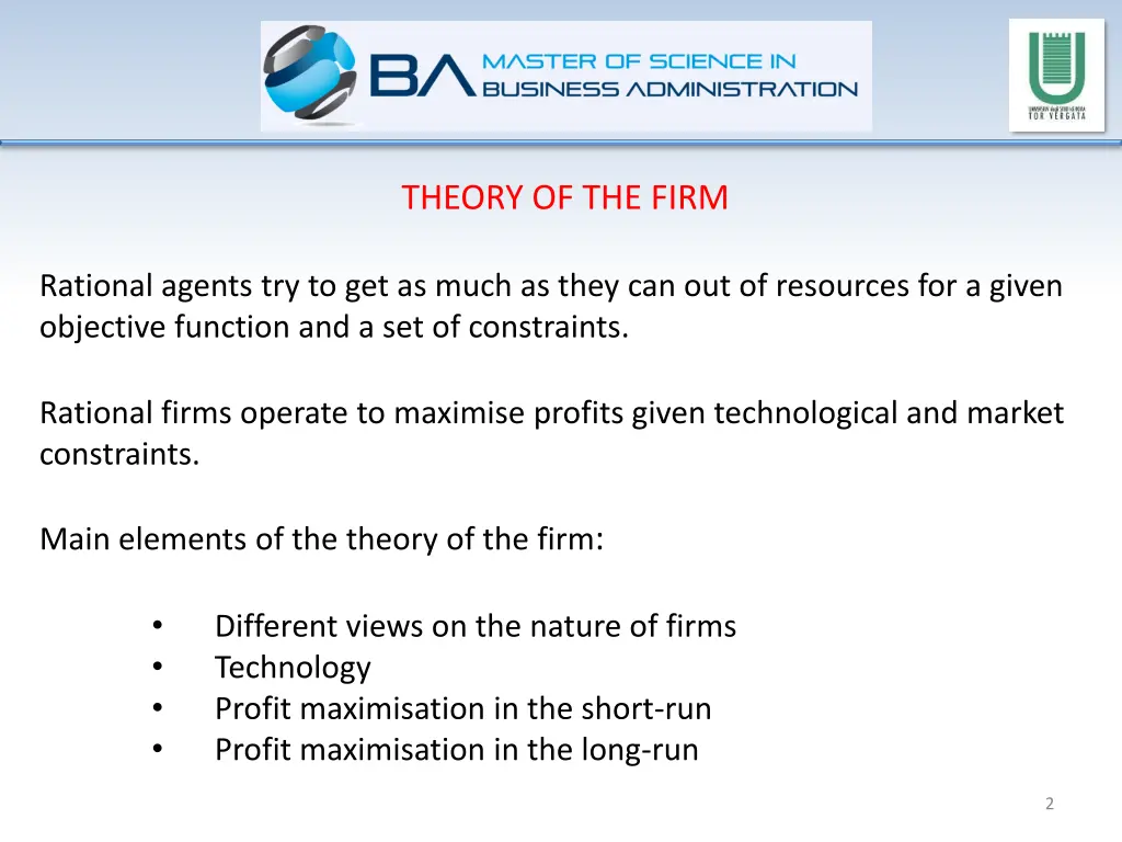 theory of the firm