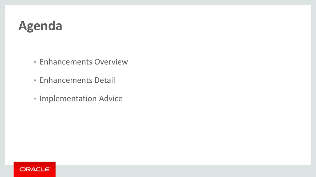 agenda