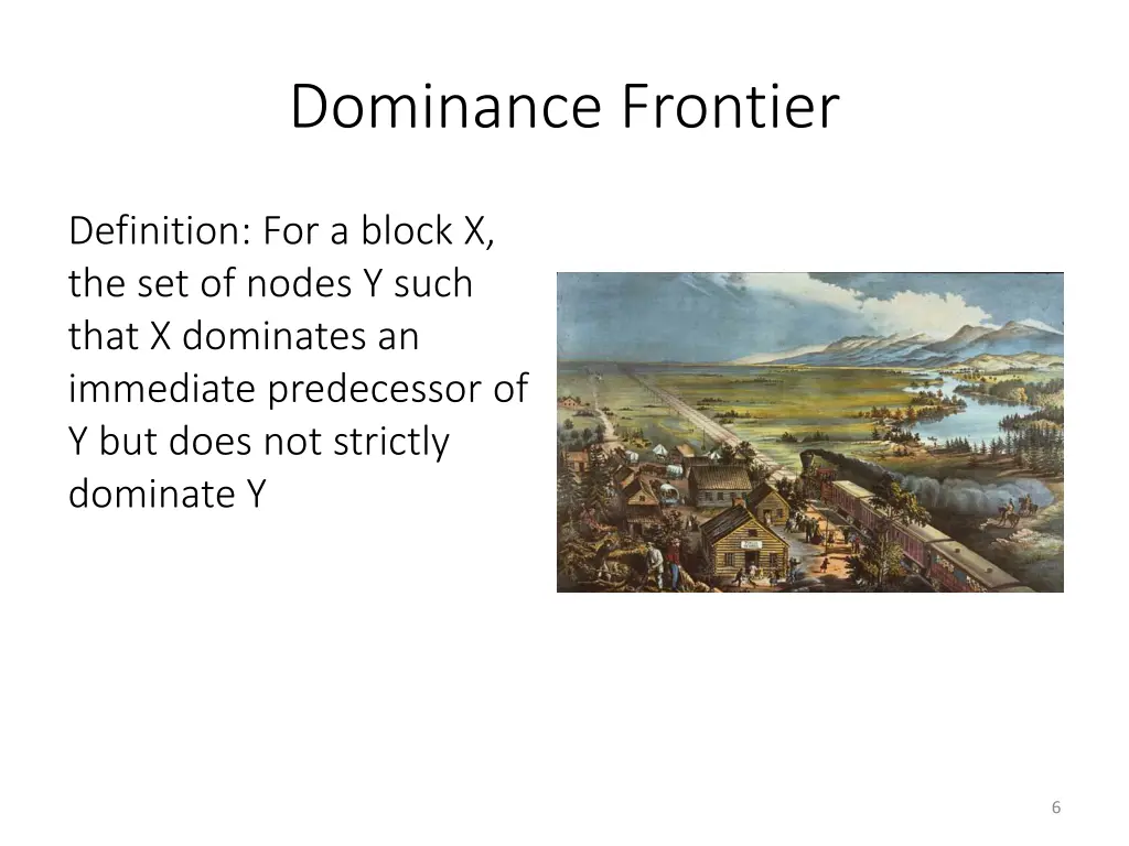 dominance frontier