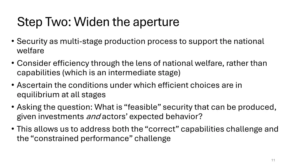 step two widen the aperture