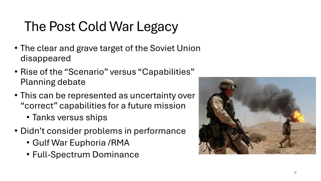 the post cold war legacy