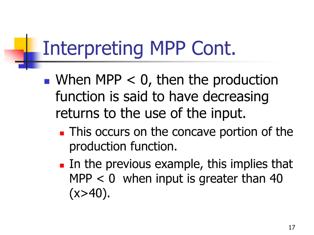 interpreting mpp cont 1