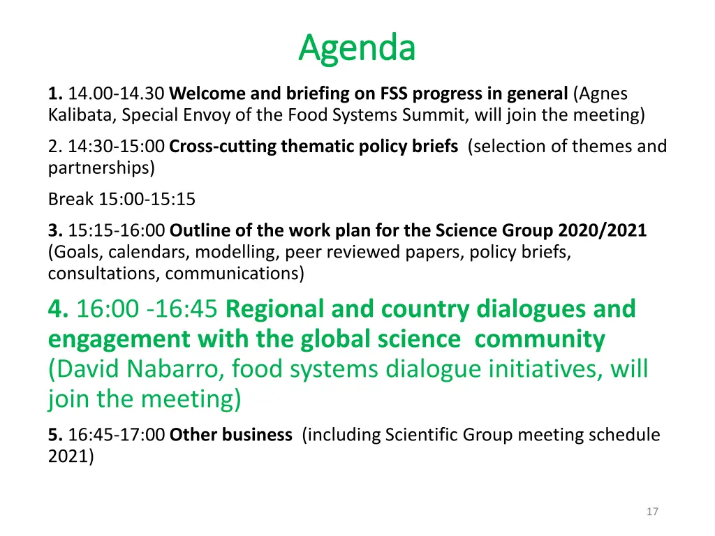 agenda agenda 3