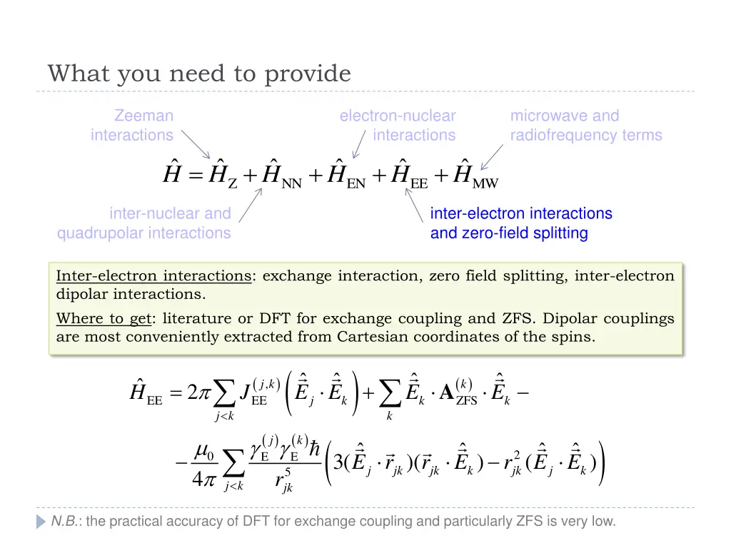 what you need to provide 3