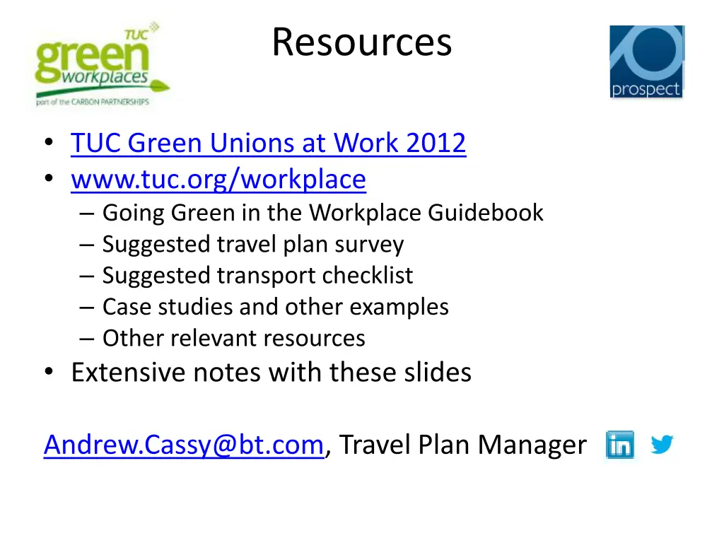resources