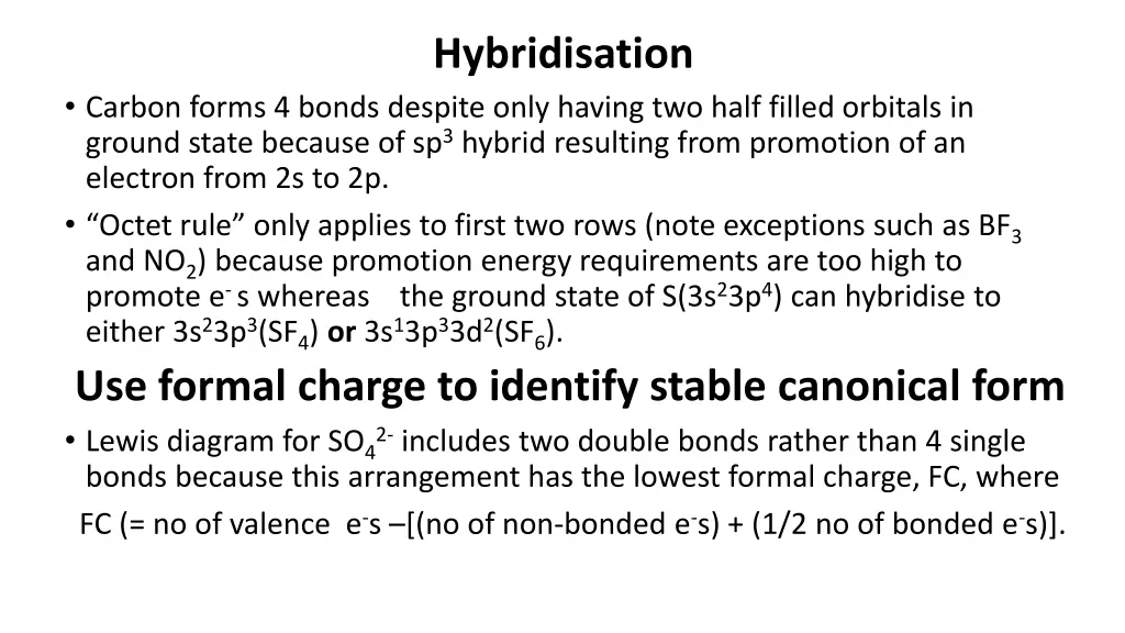hybridisation